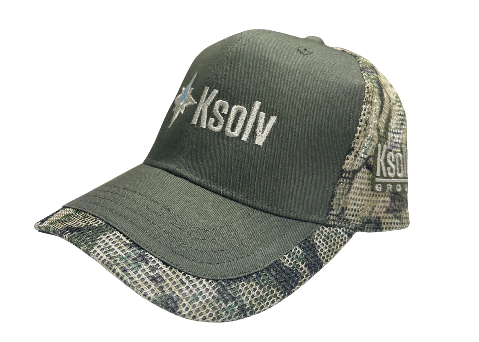 K-Solv Green Camo Trucker Hat